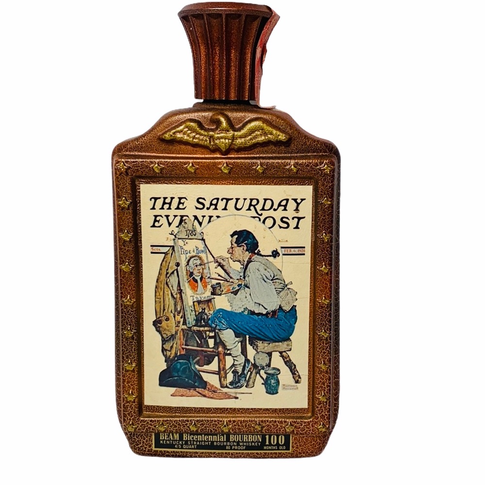 Vintage Jim Beam Whiskey 1976 Bicentennial Decante